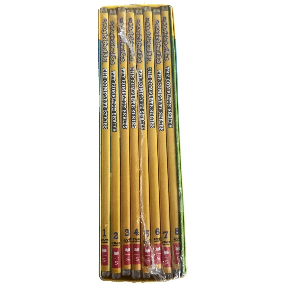 Scholastic's THE MAGIC SCHOOL BUS: THE COMPLETE SERIES 8-DVD Boxed‎ Set - MINT!